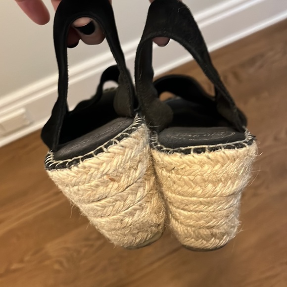 Black Suede Wedge - Picture 6 of 6